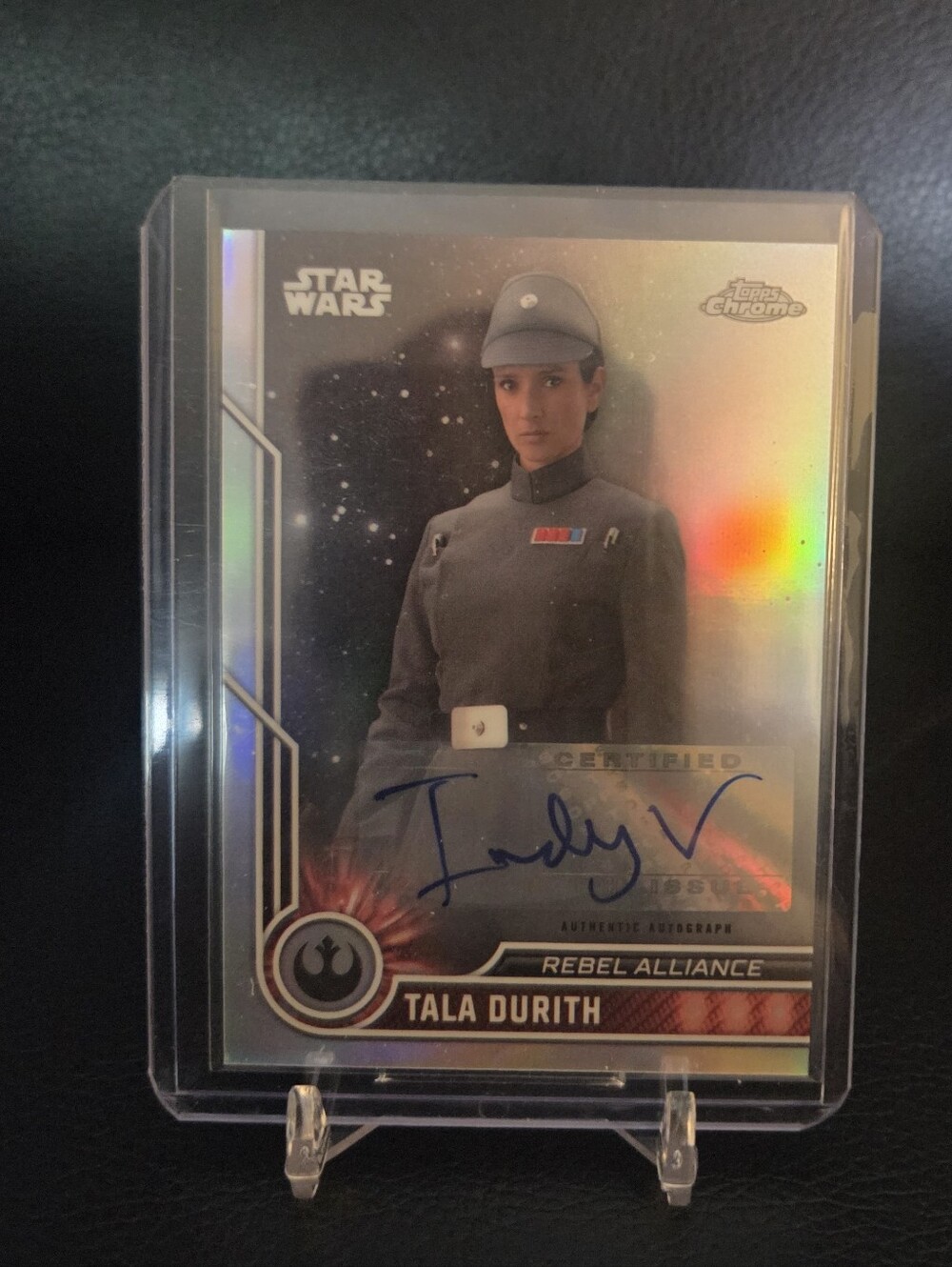 Topps Star Wars Chrome Tala Durith from the Obi-Wan Kenobi series Autograph Card